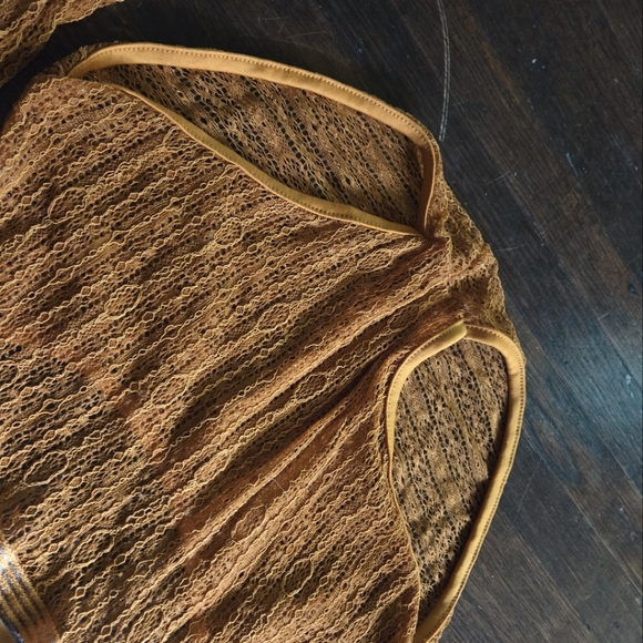 Sheer mustard bodysuit - Picture 5 of 5